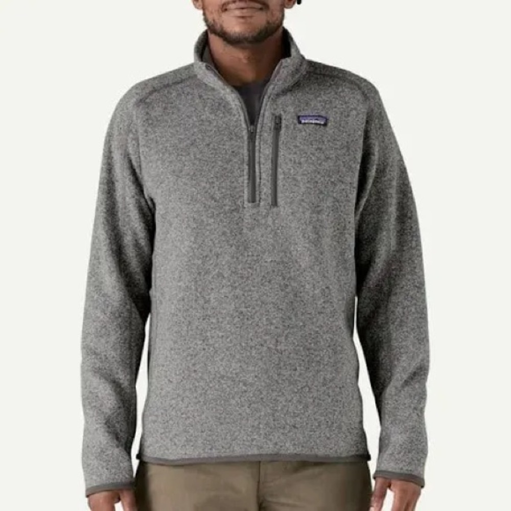 Patagonia Gray Better Sweater Zip-Up Jacket Size Medium Fleece‎